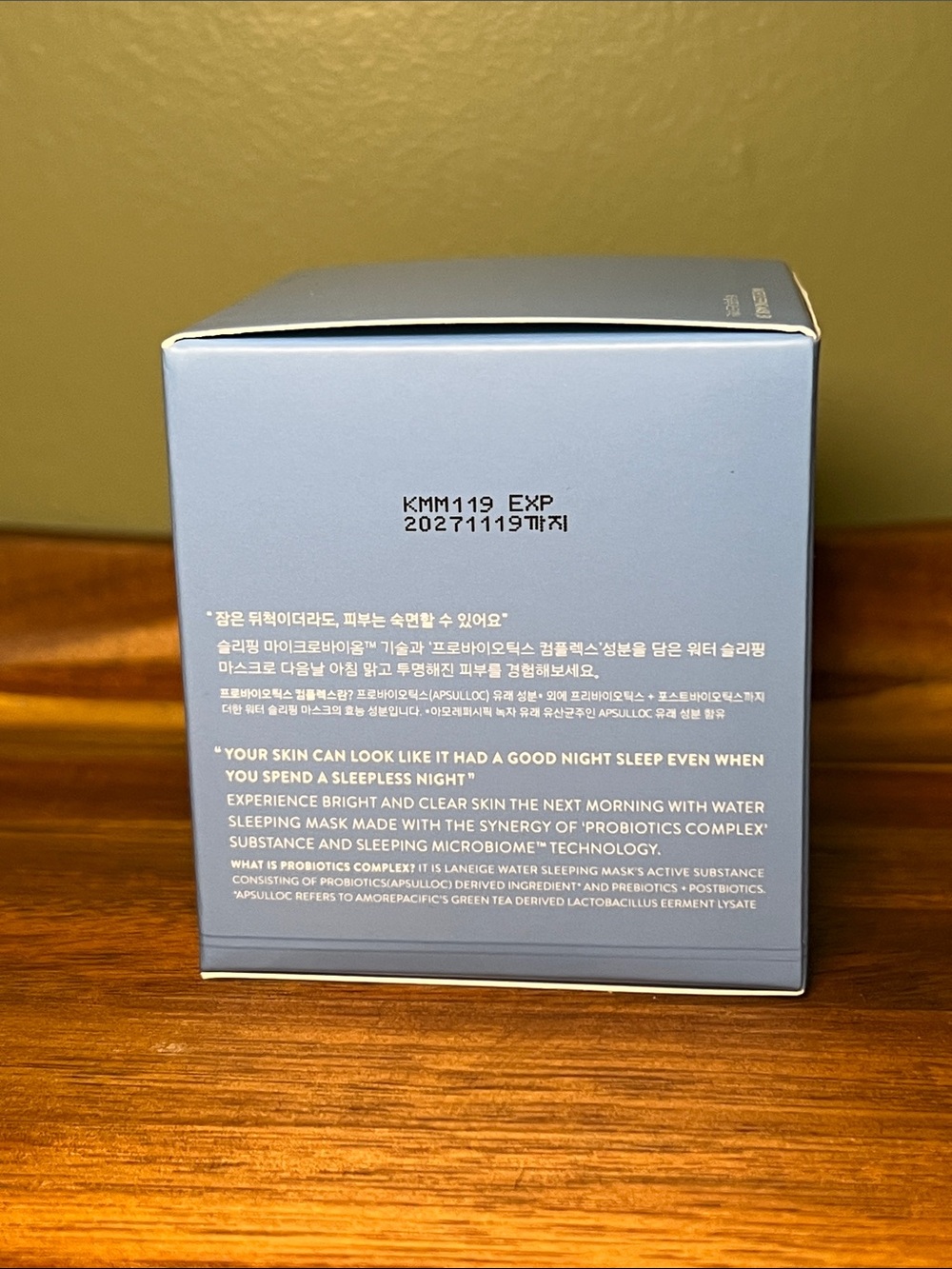 LANEIGE Blue Water Sleeping Mask_EX - Hydrating Overnight Gel Mask - Picture 2 of 5